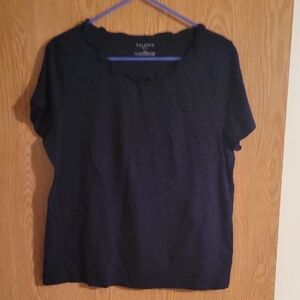 Talbots Dark Blue Short Sleeve Top